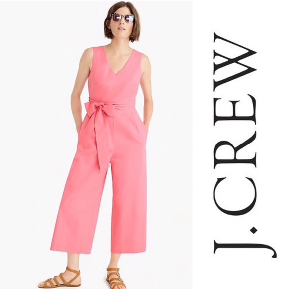 j crew wrap tie jumpsuit